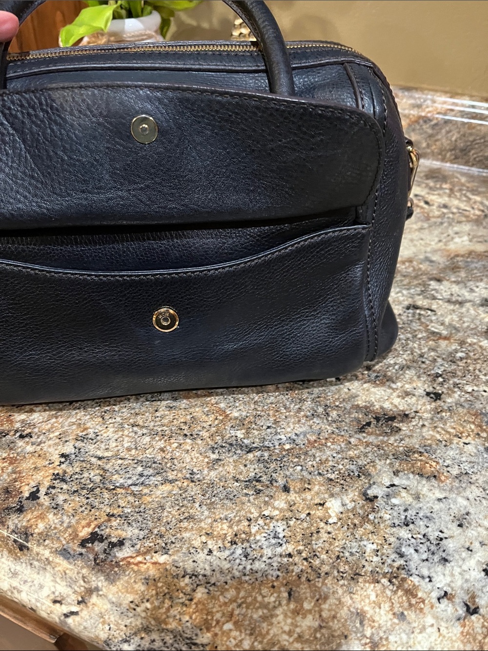 MCM Boston Black leather handbag - Picture 9 of 12